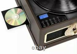 Victrola 5-in-1 Nostalgic Madison Bluetooth Record Player with CD Radio Recor