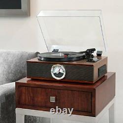Victrola 5-in-1 Wood Bluetooth Record Player with 3-Speed Turntable