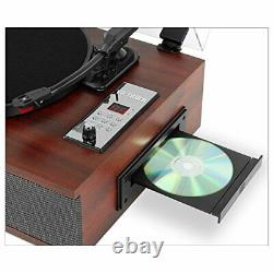 Victrola 5-in-1 Wood Bluetooth Record Player with 3-Speed Turntable