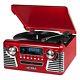 Victrola 50's Retro Bluetooth Record Player & Center With Built-in Speakers
