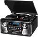 Victrola 50's Retro Bluetooth Record Player & Multimedia Cd Built-in Speakers