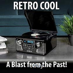 Victrola 50's Retro Bluetooth Record Player Multimedia Center Built-in Speakers