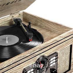 Victrola 6-In-1 Nostalgic Bluetooth Record Player With 3-Speed Turntable Farm