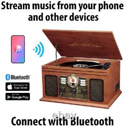 Victrola 6-in-1 Nostalgic Bluetooth Record Player