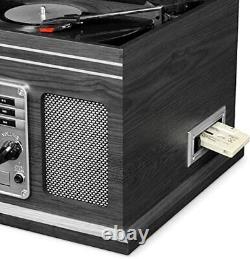 Victrola 6-in-1 Nostalgic Bluetooth Record Player with 3-speed Turntable with