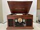 Victrola 6-in-1 Nostalgic Bluetooth Record Player Withcd/cassette/radio Mahogany