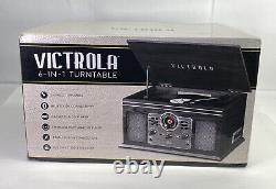 Victrola 6-in-1 Turntable Bluetooth Record Player with Built-in Speakers VTA-200B