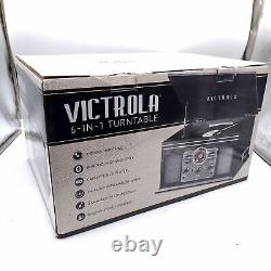 Victrola 6In1 3-Speed Turntable Record Player Bluetooth CD Player Radio VTA-200B