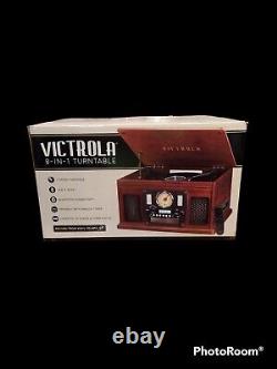 Victrola 8-in-1 Nostalgic Record Player with Turntable