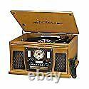 Victrola 8in1 Bluetooth Record Player & Multimedia Center, Builtin Stereo Spe
