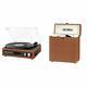 Victrola All-in-1 Bluetooth Record Player & Vintage Vinyl Record Storage And