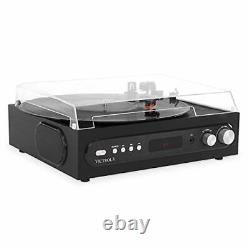 Victrola All-in-1 Bluetooth Record Player with Built in Speakers and 3-Speed