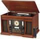 Victrola Aviator 8-in-1 Bluetooth Record Player & Multimedia Center With Built-i