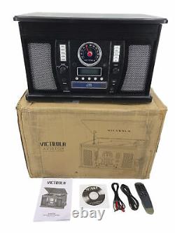 Victrola Aviator 8-in-1 Bluetooth Record Player & Multimedia Center VTA-750B