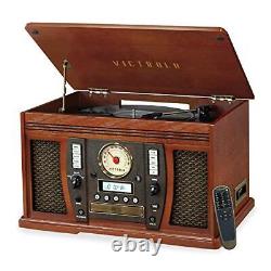 Victrola Aviator 8-in-1 Bluetooth Record Player & Multimedia Center wit
