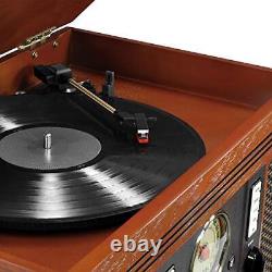 Victrola Aviator 8-in-1 Bluetooth Record Player & Multimedia Center wit