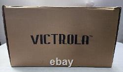 Victrola Aviator Bluetooth Record Player With 3 Speed Turn Table, BrownForParts