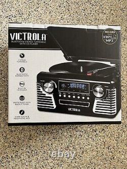 Victrola Bluetooth 50's Retro Bluetooth Record Player and Multimedia center