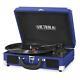 Victrola Bluetooth Suitcase Record Player With 3-speed Turntable Cobalt Blue