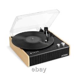 Victrola Eastwood 3-Speed Bluetooth Turntable with Built-in Speakers and Dust