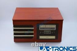 Victrola Ellington 7-in-1 Wooden Bluetooth Record Player VTA-380SB-MAH-SDF