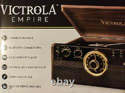 Victrola Empire 6-in-1 Bluetooth Turntable Music Centre CD Cassete Record Player