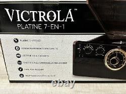 Victrola Empire Automatic Record Player Turntable with 3 Speed in Espresso
