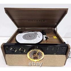 Victrola Empire Mid-Century 6-in-1 Turntable 3 Speed Record Player Bluetooth CD