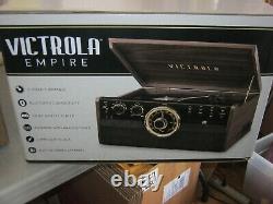 Victrola Empire Record Player 6 In 1 Music Center Espresso NEW