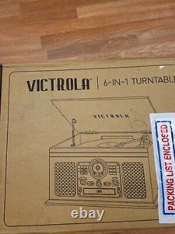 Victrola ITVS-200B 6-in-1 Nostalgic Bluetooth Record Player