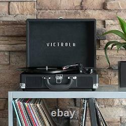 Victrola Journey+ Bluetooth Suitcase Record Player Black VSC-400SB-BLK-SDF