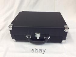 Victrola Journey Duo Combo-Black Record Player with Matching Record Holder