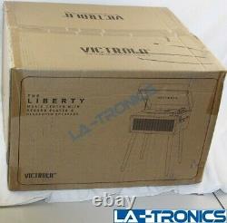 Victrola Liberty Record Player Stand Bluetooth FM Radio USB Espresso VTA-75-ESP