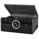 Victrola Mid Century 6-in-1 Bluetooth Record Player & Multimedia Center With