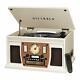 Victrola Navigator 8-in-1 Bluetooth Record Player & Multimedia Center With Bu