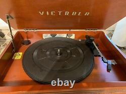 Victrola Navigator 8-in-1 Classic Bluetooth Record Player -cd -tape- USB Fm