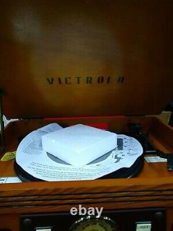 Victrola Navigator 8-in-1 Classic Bluetooth Record Player with USB Encoding