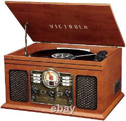 Victrola Nostalgic 6-In-1 Bluetooth Record Player and Multimedia Center