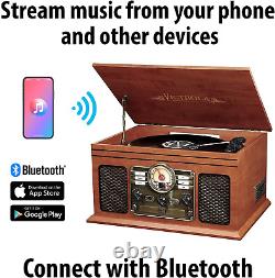 Victrola Nostalgic 6-In-1 Bluetooth Record Player and Multimedia Center