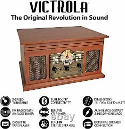 Victrola Nostalgic 6-in-1 Bluetooth Record Player