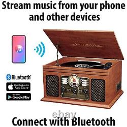 Victrola Nostalgic 6-in-1 Bluetooth Record Player & Multimedia Center,'The Kit