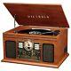 Victrola Nostalgic 6in1 Bluetooth Record Player & Multimedia Center With Built