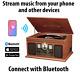 Victrola Nostalgic 7-in-1 Bluetooth Record Player & Multimedia Center
