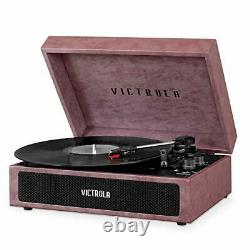 Victrola Parker Bluetooth Suitcase Record Player with 3-Speed Turntable Lambs