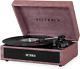 Victrola Parker Bluetooth Suitcase Record Player With 3-speed Turntable, Lambsk