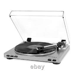 Victrola Pro Semi-Automatic Record Player with 2-Speed Turntable, Vinyl to MP3