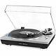 Victrola Pro Series Usb Record Player 2-speed Turntable And Dust Cover Silver