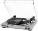 Victrola Pro Usb Record Player With 2-speed Turntable And Dust Cover, Silver Vp