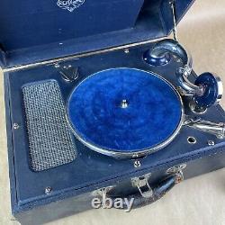 Victrola RCA Antique Portable Record Player Phonograph Suitcase