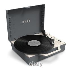 Victrola Re-Spin Sustainable Bluetooth Suitcase Record Player- Graphite Gray